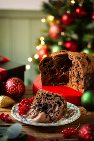 Recipe: Triple Chocolate Panettone with gianduia chocolate spread
