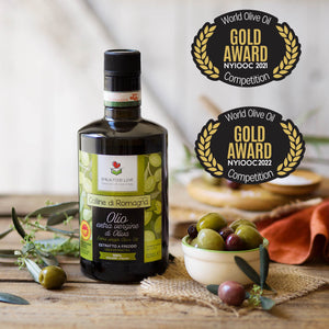 Extra Virgin Olive Oil "Colline di Romagna" DOP GOLD AWARD at NYIOOC (Buy 3 get 1 FREE)